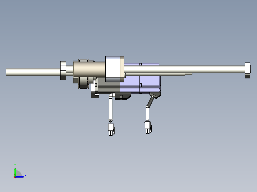 丝杆升降机构左视图