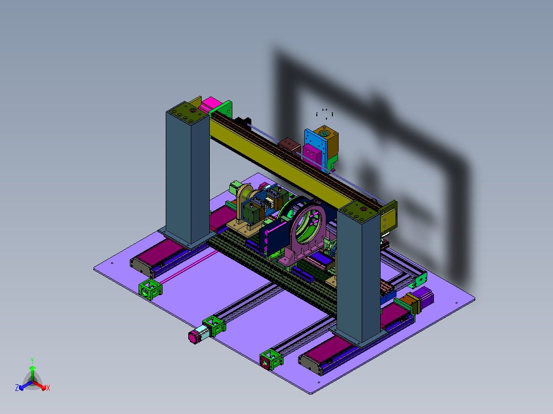 搅拌器叶片打磨装置
