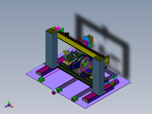 搅拌器叶片打磨装置