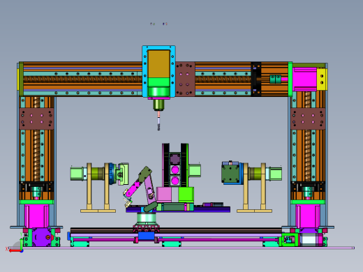 搅拌器叶片打磨装置后视缩略图