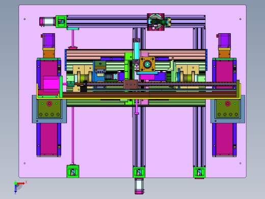 搅拌器叶片打磨装置俯视缩略图