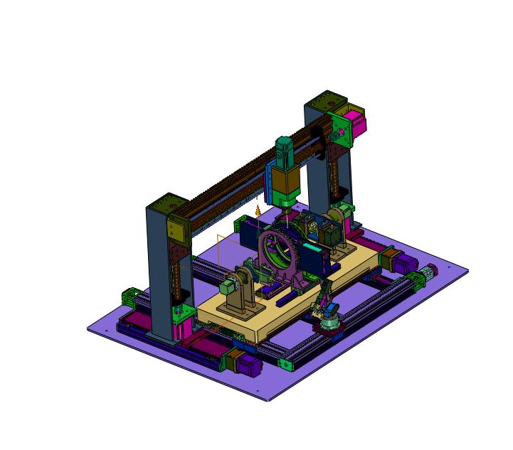 搅拌器叶片打磨装置