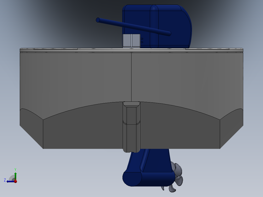 A0003161-车顶漂浮玩具船右视图