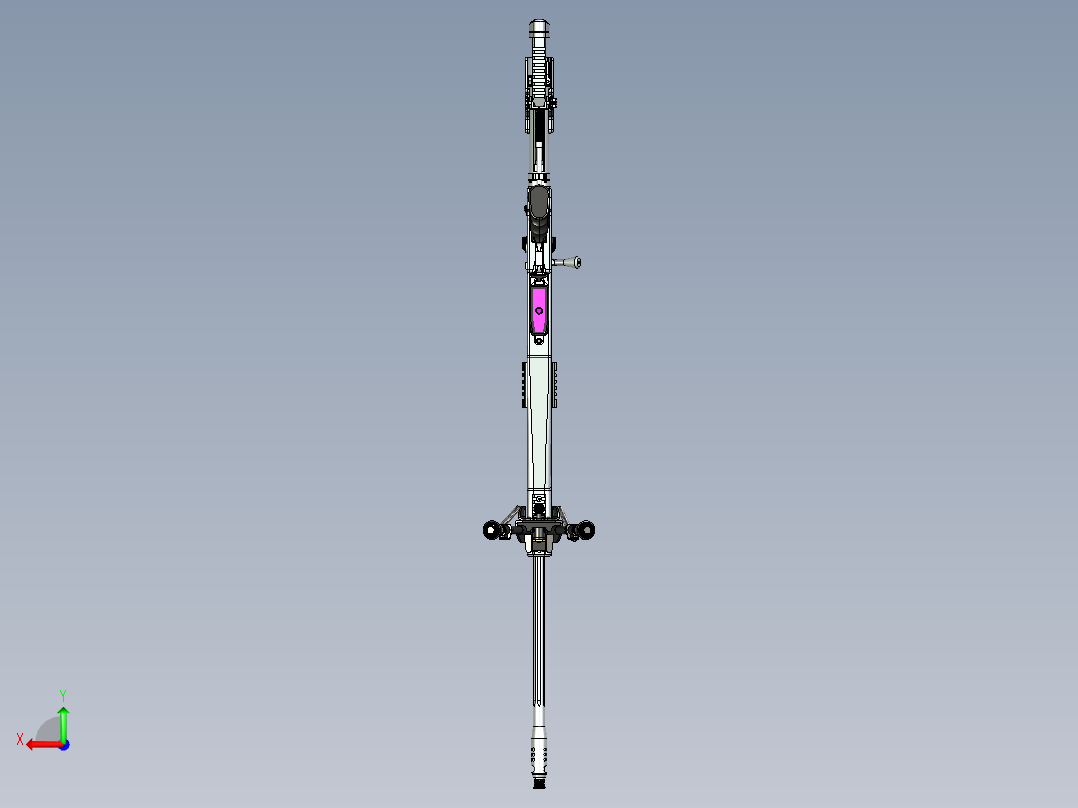 手枪左轮冲锋枪老式狙击步枪设计3D图纸700 next gen x3 monolit STP后视图