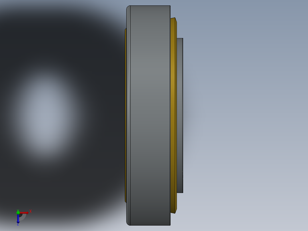 (轴承)SKF 30313俯视图