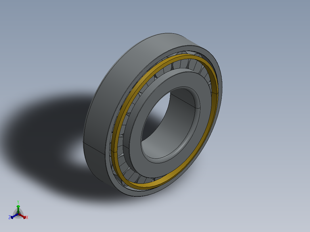 (轴承)SKF 30313正等轴测图