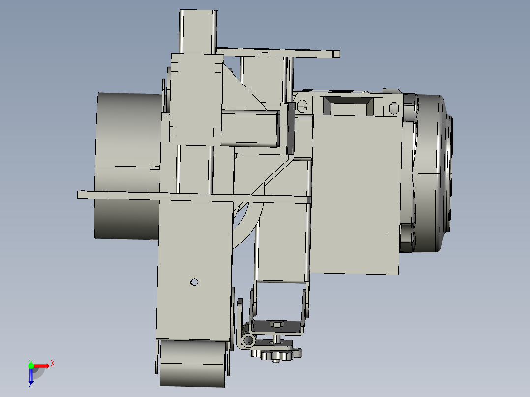 砂带磨床俯视图