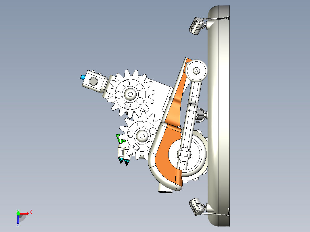 外星战斗机器人俯视图
