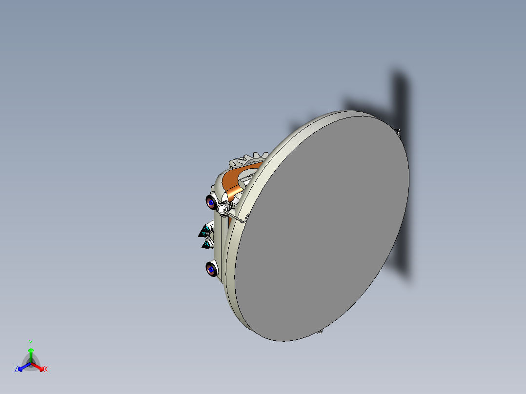 外星战斗机器人正等轴测图