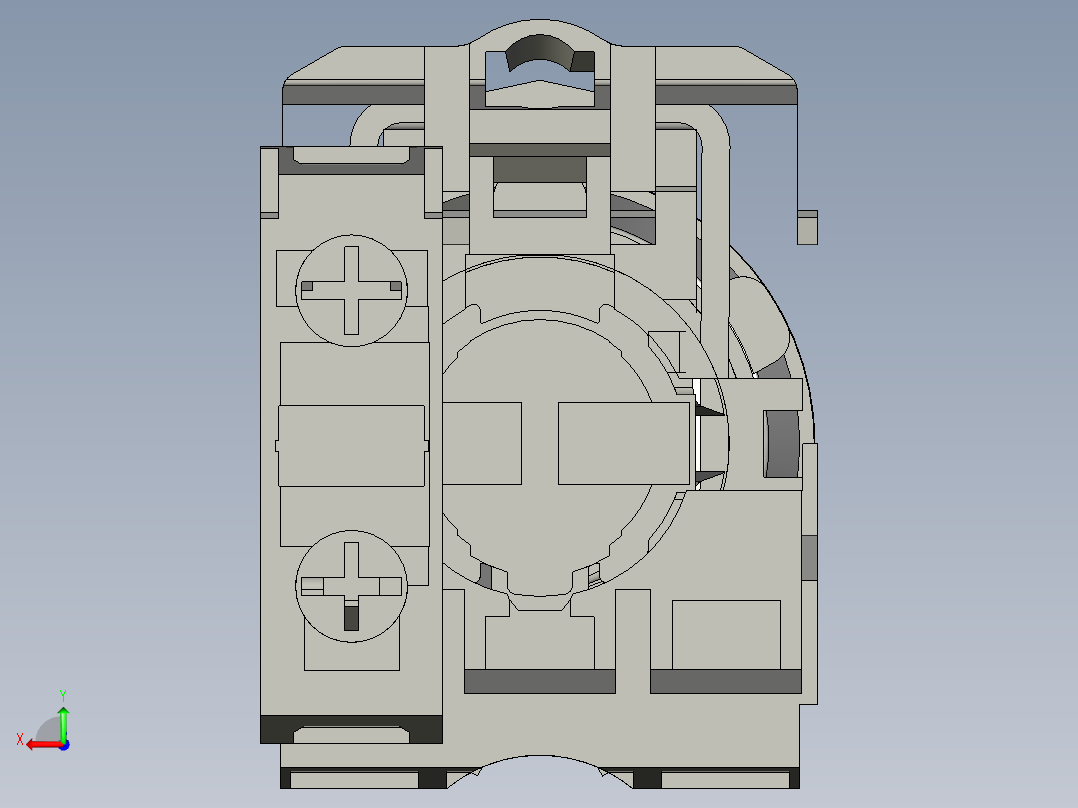 带锁电源开关-YZ-CC后视图