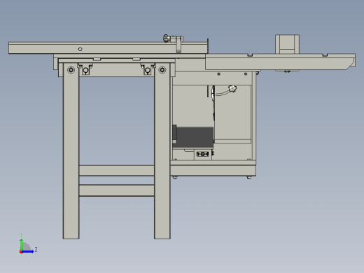 桌面生产用切板装置左视缩略图