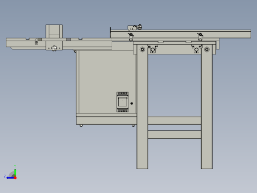 桌面生产用切板装置右视缩略图
