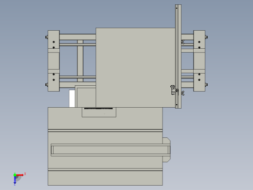 桌面生产用切板装置俯视缩略图