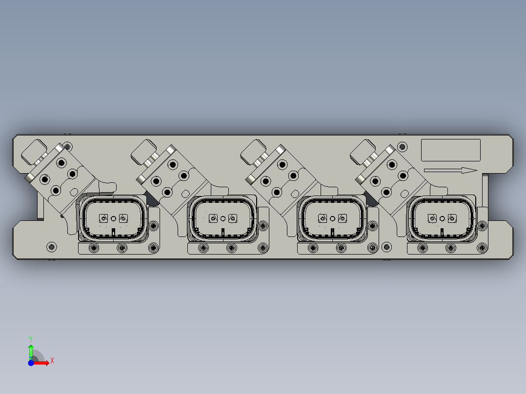 F19047-1C1-100-X2-HSG载具前视图