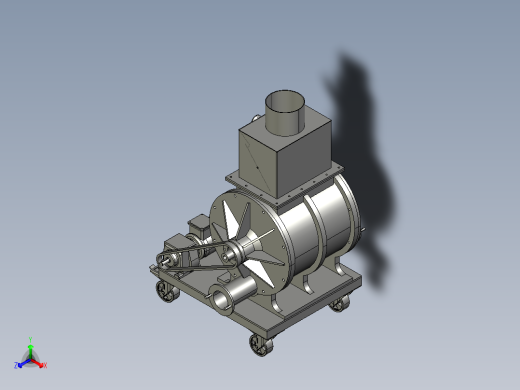 移动式旋转阀模型