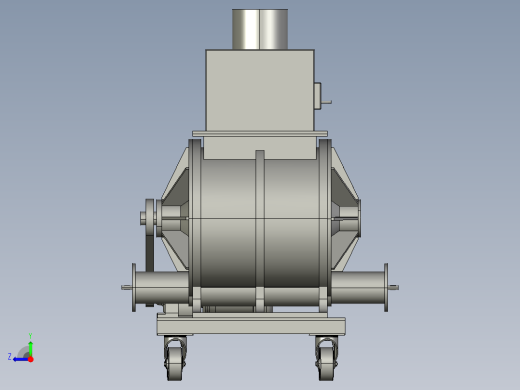 移动式旋转阀模型右视缩略图