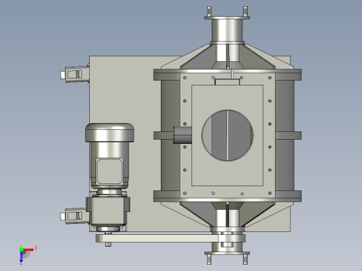 移动式旋转阀模型俯视缩略图
