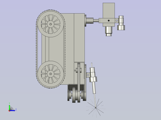 污水管道清洁器左视缩略图