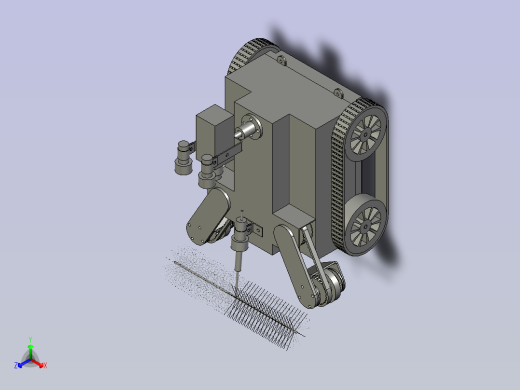 污水管道清洁器正等轴测缩略图