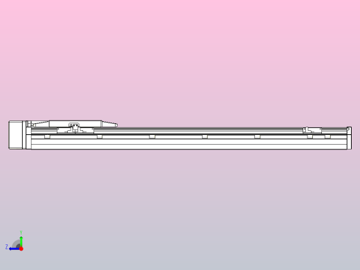 滚珠丝杠直线轴内置导轨TPA-GCR-150-2010C-L650-MR-M75-N3右视缩略图