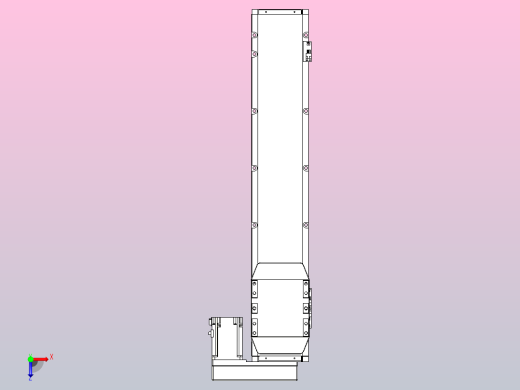 滚珠丝杠直线轴内置导轨TPA-GCR-150-2010C-L650-MR-M75-N3俯视缩略图
