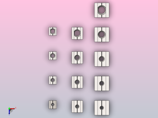 t型槽螺母(1)俯视缩略图