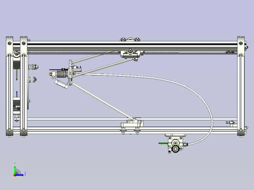 kossel800 3D打印机全套完整模型图左视缩略图