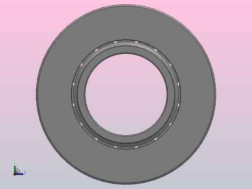 NUTR型平挡圈型双列满装圆柱滚子滚轮轴承_NUTR50110左视缩略图
