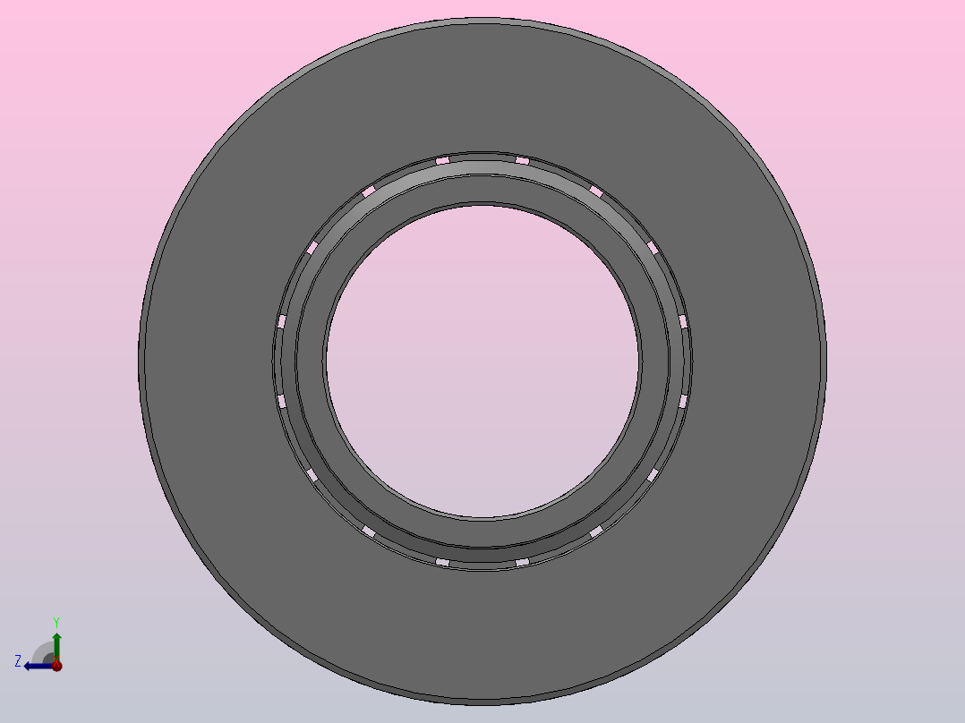 NUTR型平挡圈型双列满装圆柱滚子滚轮轴承_NUTR50110右视图