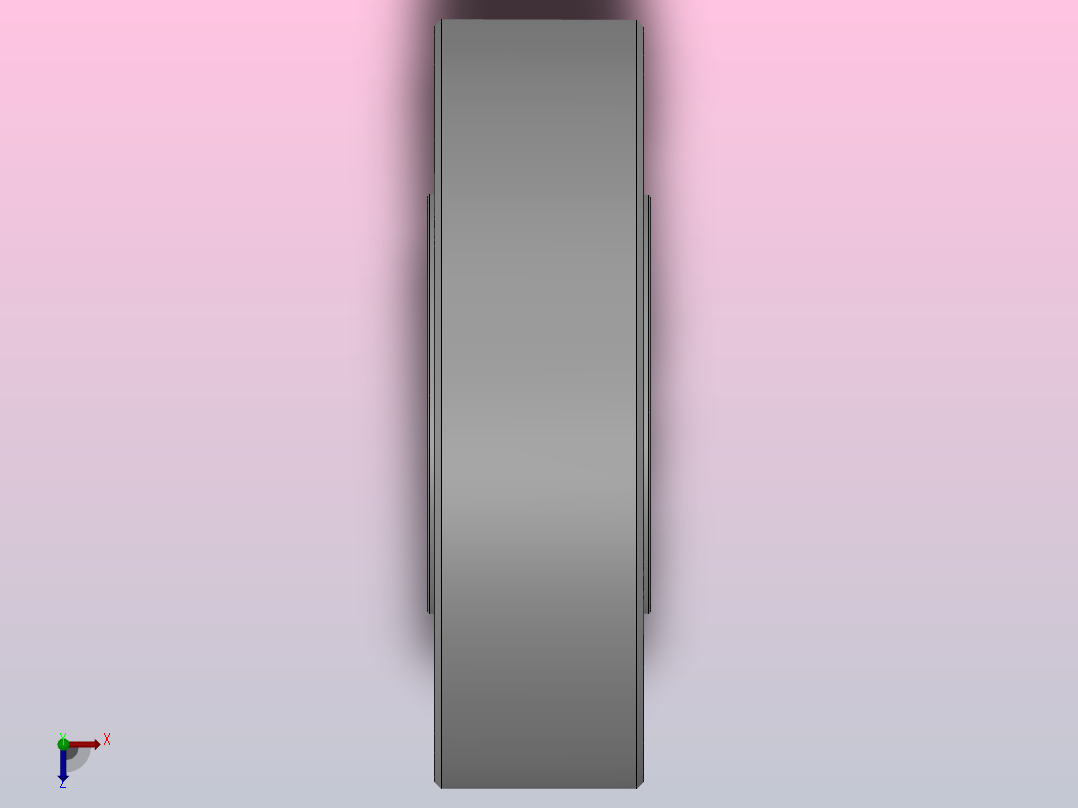 NUTR型平挡圈型双列满装圆柱滚子滚轮轴承_NUTR50110俯视图