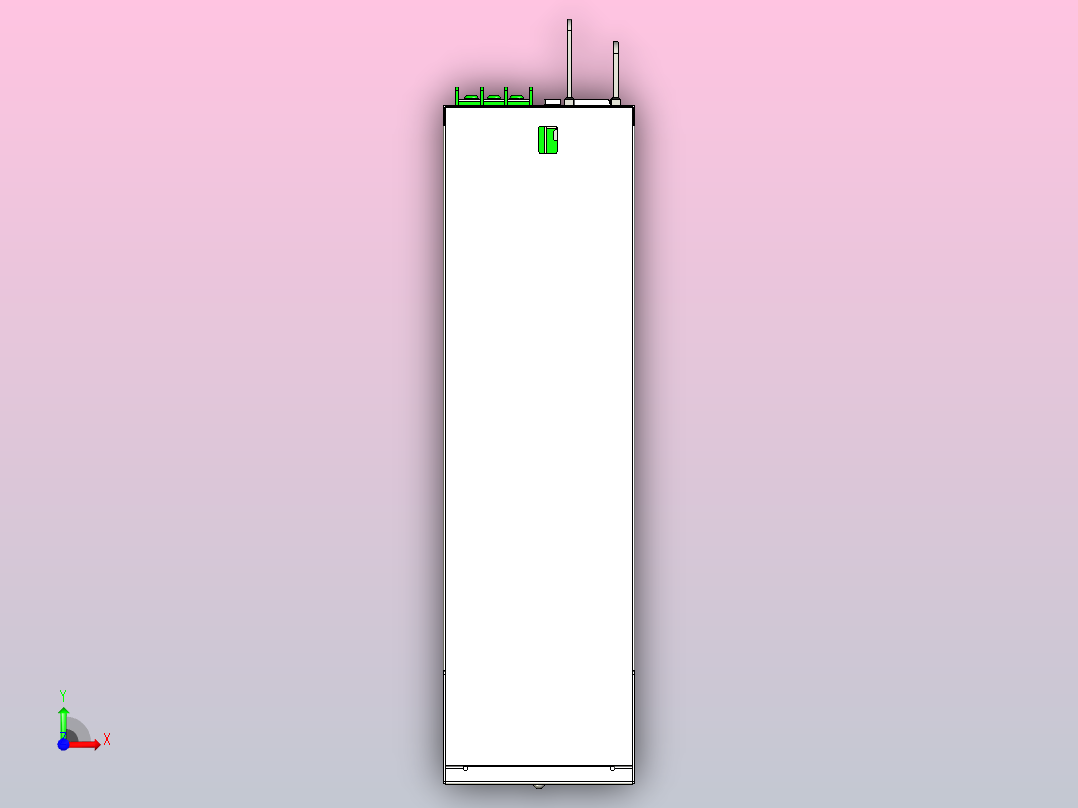 明纬开关电源适配器变压器RSP-1600-12前视图