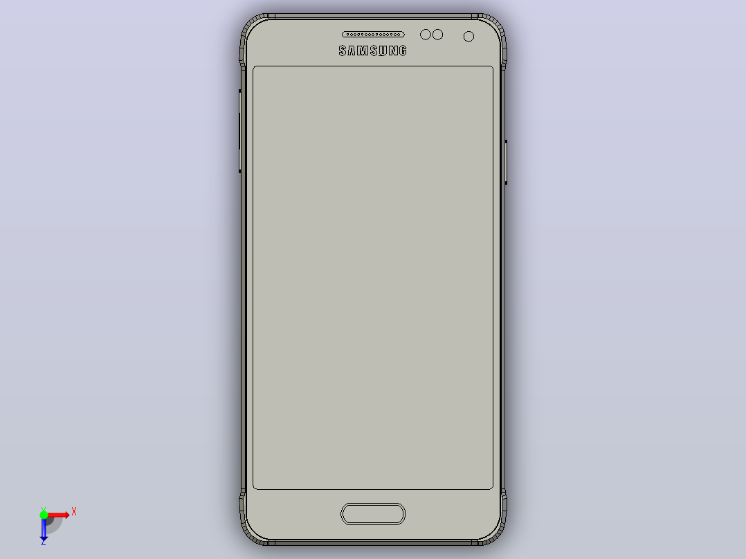 三星galaxy alpha 16俯视图