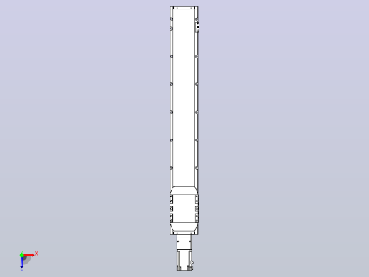 滚珠丝杠直线轴内置导轨TPA-GCR-150-2010C-L950-M-M75-N3俯视缩略图