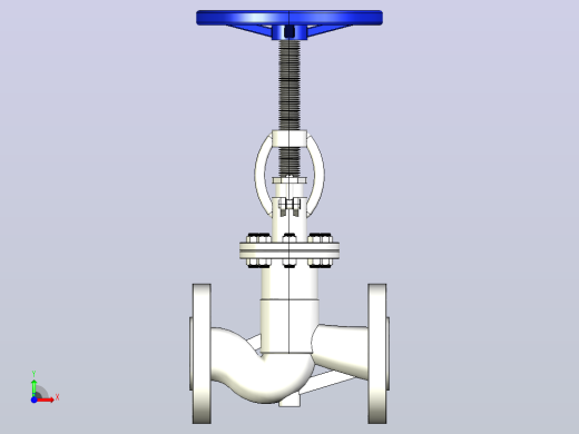 J41W-40R法兰连接截止阀[J41W-40R]DN20前视缩略图