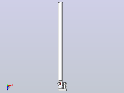 滚珠丝杠直线轴带导轨全封闭TPA-HCR-65S-1610C-L1150-MR-Y-P10-N3俯视缩略图