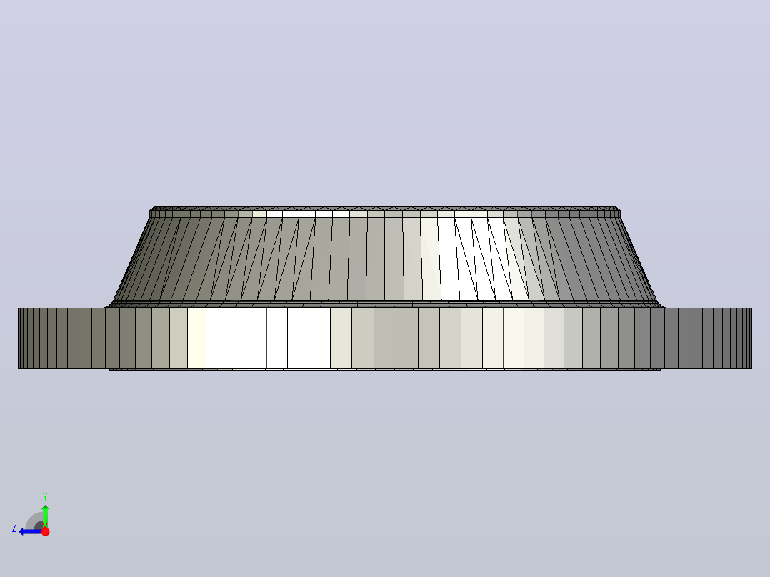 ASME B16.5 RFWN法兰# 300 NPS 15至NPS 600右视图