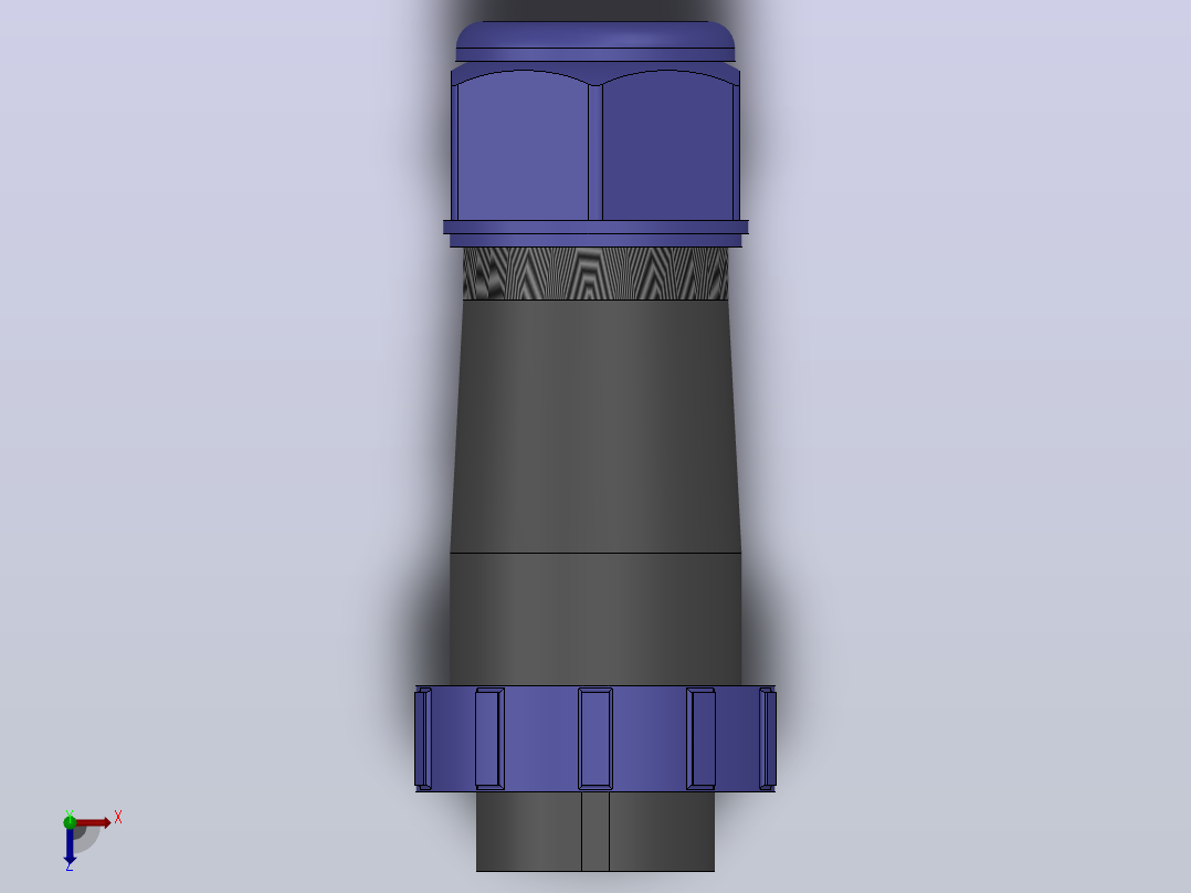 SP2110P[SP2110P-7]航空插头，多芯接头，连接器俯视图