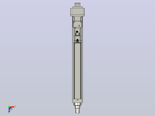 轻载电动缸TPA-ESR80-2510C-L600-MR-CA-W-P75-JX-C3俯视缩略图