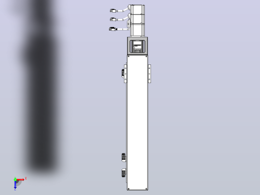 KK模组KK86-540A1-F0 行程410mm俯视缩略图