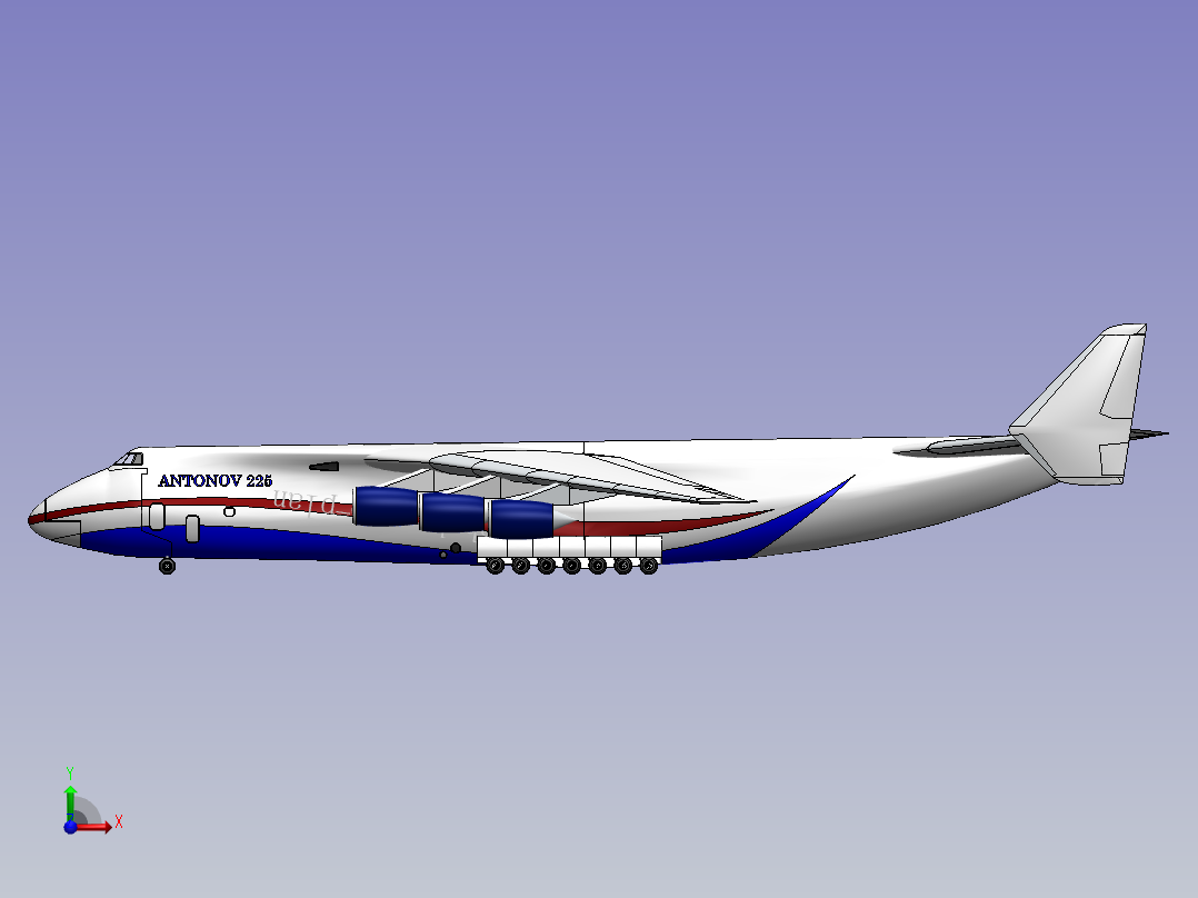 AN-225 安-225运输机前视图