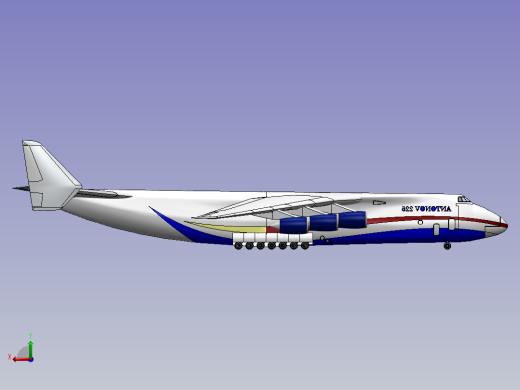 AN-225 安-225运输机后视缩略图