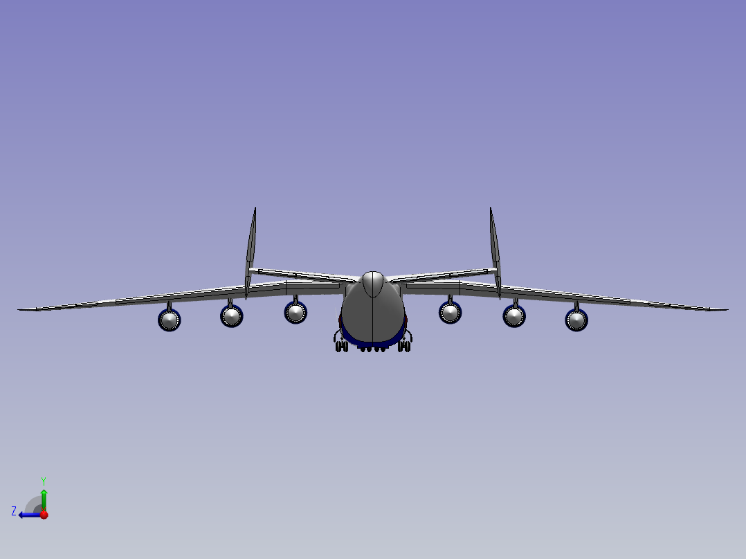 AN-225 安-225运输机右视图