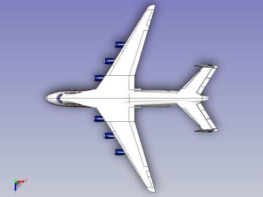 AN-225 安-225运输机俯视缩略图