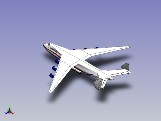 AN-225 安-225运输机正等轴测缩略图