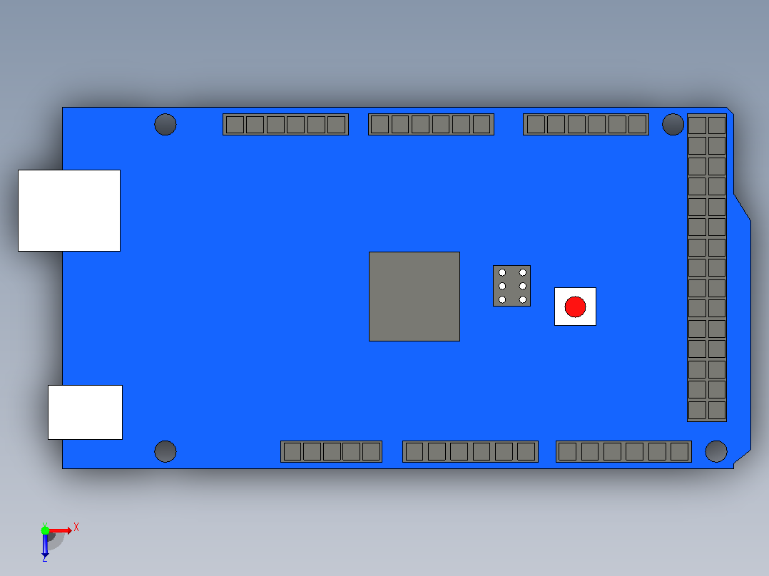 arduino mega俯视图