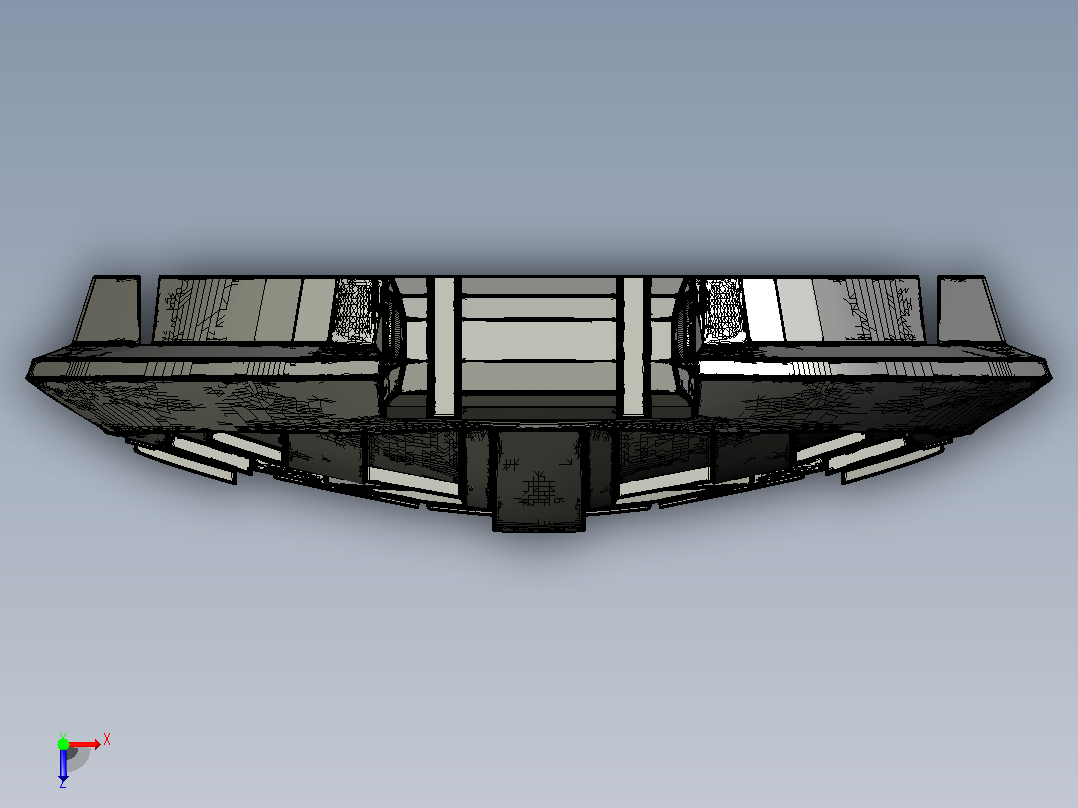 TIE战斗机俯视图