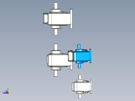蜗轮马达0.1 kW SV SHY (B) -RT三菱电机右视缩略图