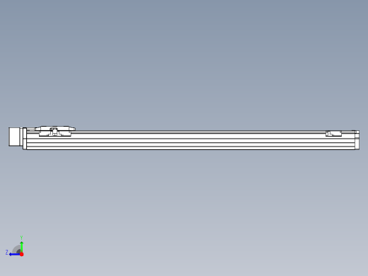 滚珠丝杠直线轴内置导轨TPA-GCR-80-1610C-L900-MR-M20-N3右视缩略图