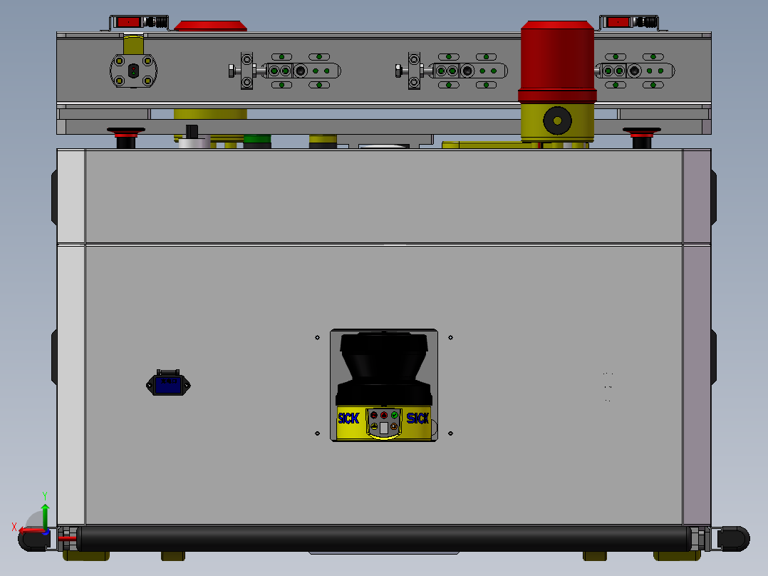 顶升移栽式AGVsw12可编辑后视图