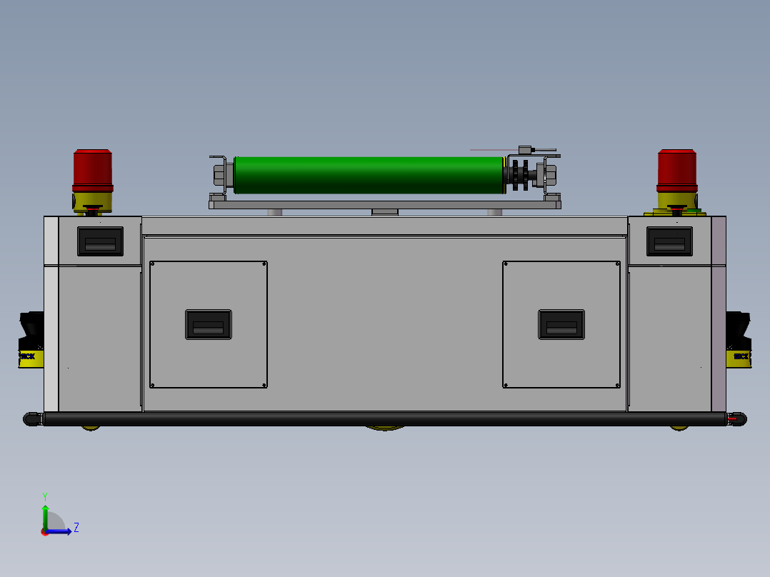 顶升移栽式AGVsw12可编辑左视图
